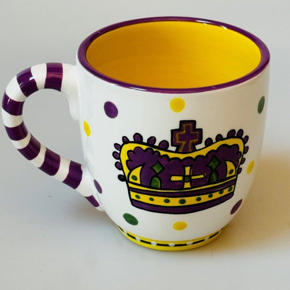 Kalyn Dunks for GLORY HAUS Coffee Cup “Mardi Gras Morning” - Picture 2 of 7